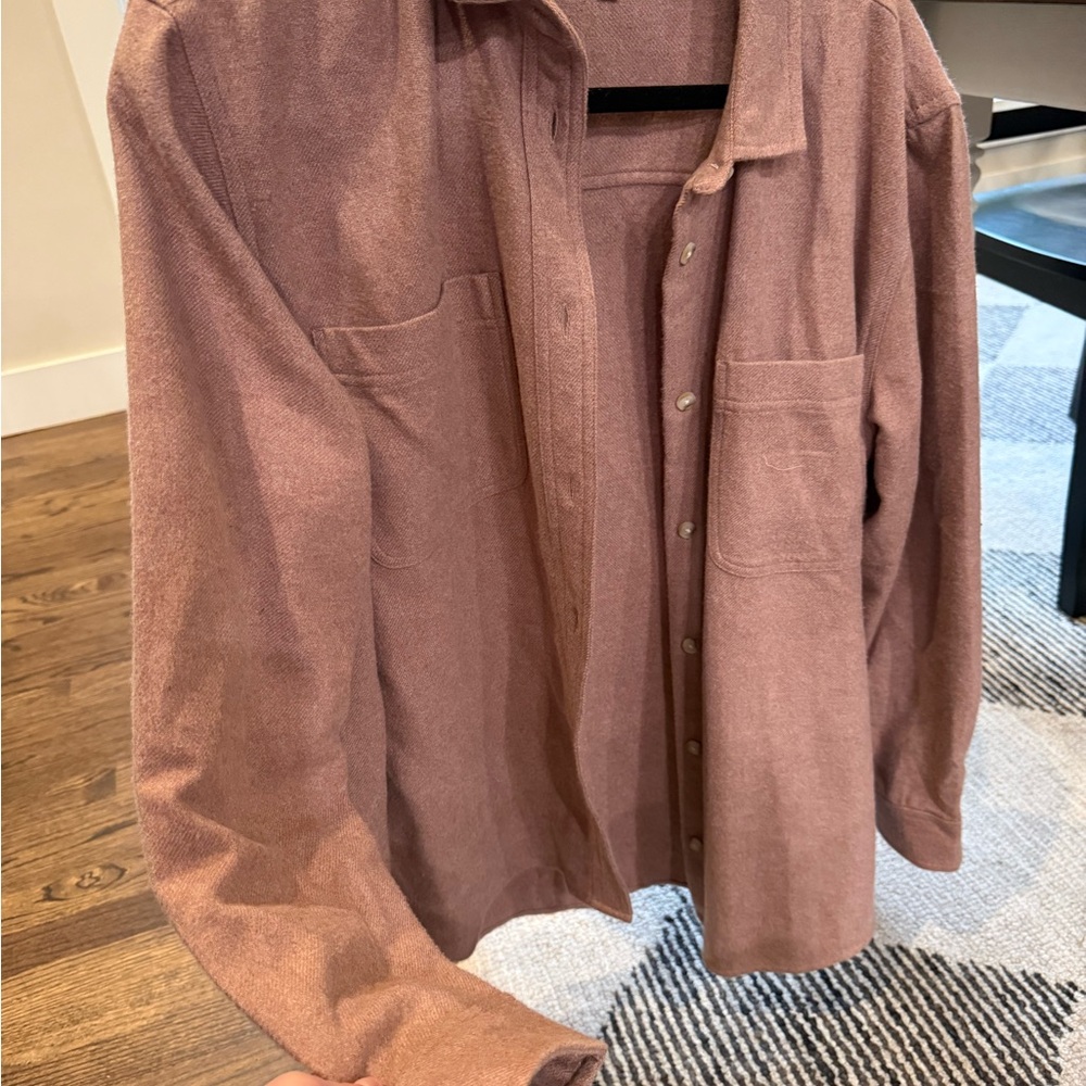 Madewell women’s light pink cardigan